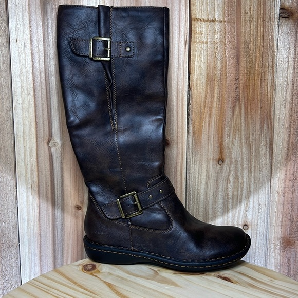 NWT B.O.C Brand Size 6.5 brown leather - Picture 1 of 6